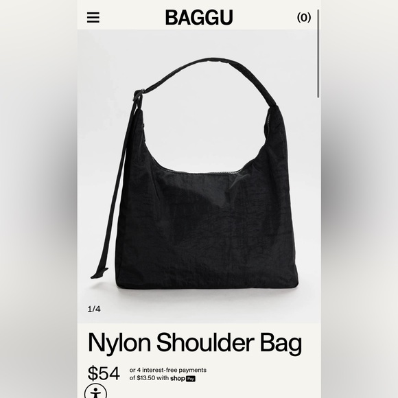 BAGGU Handbags - Baggu nylon shoulder bag